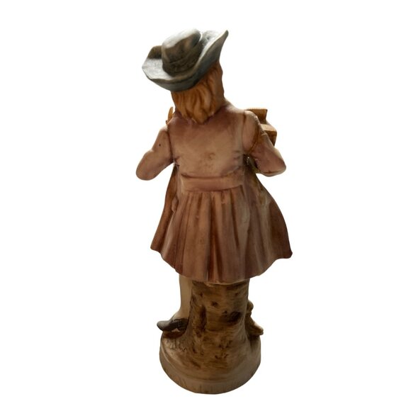 Vintage Arnart Creation Figurine Boy Books Rococo Colonial Porcelain Hand Paint - Picture 3 of 6